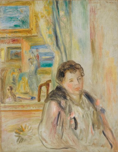 Woman in an Interior by Pierre Auguste Renoir